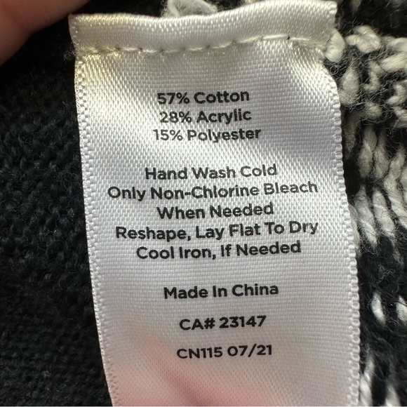 Talbots Fair Isle Yolk Winter Sweater Small - Picture 5 of 7